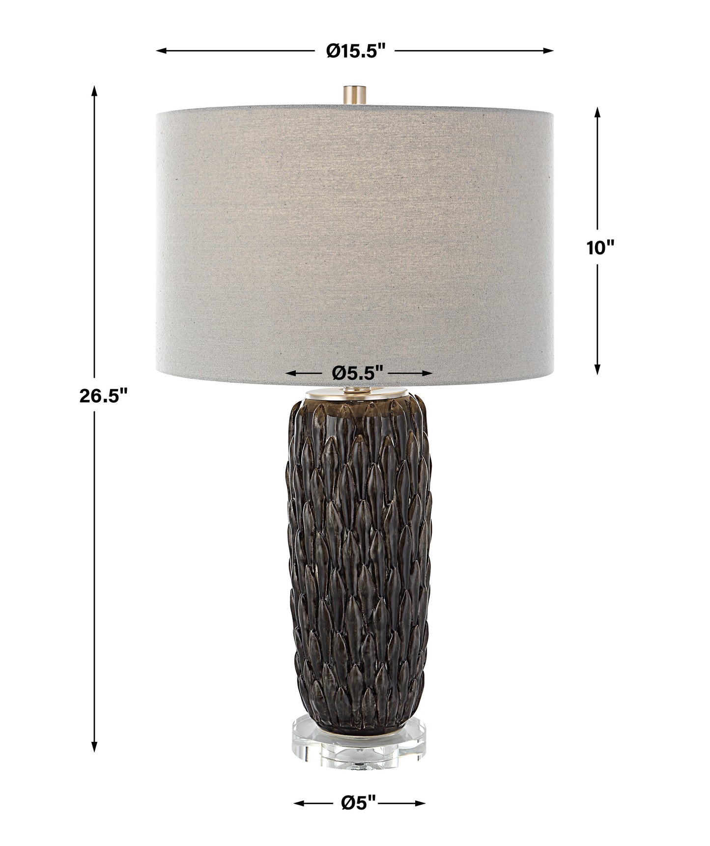 Uttermost Nettle Textured Table Lamp 30003-1