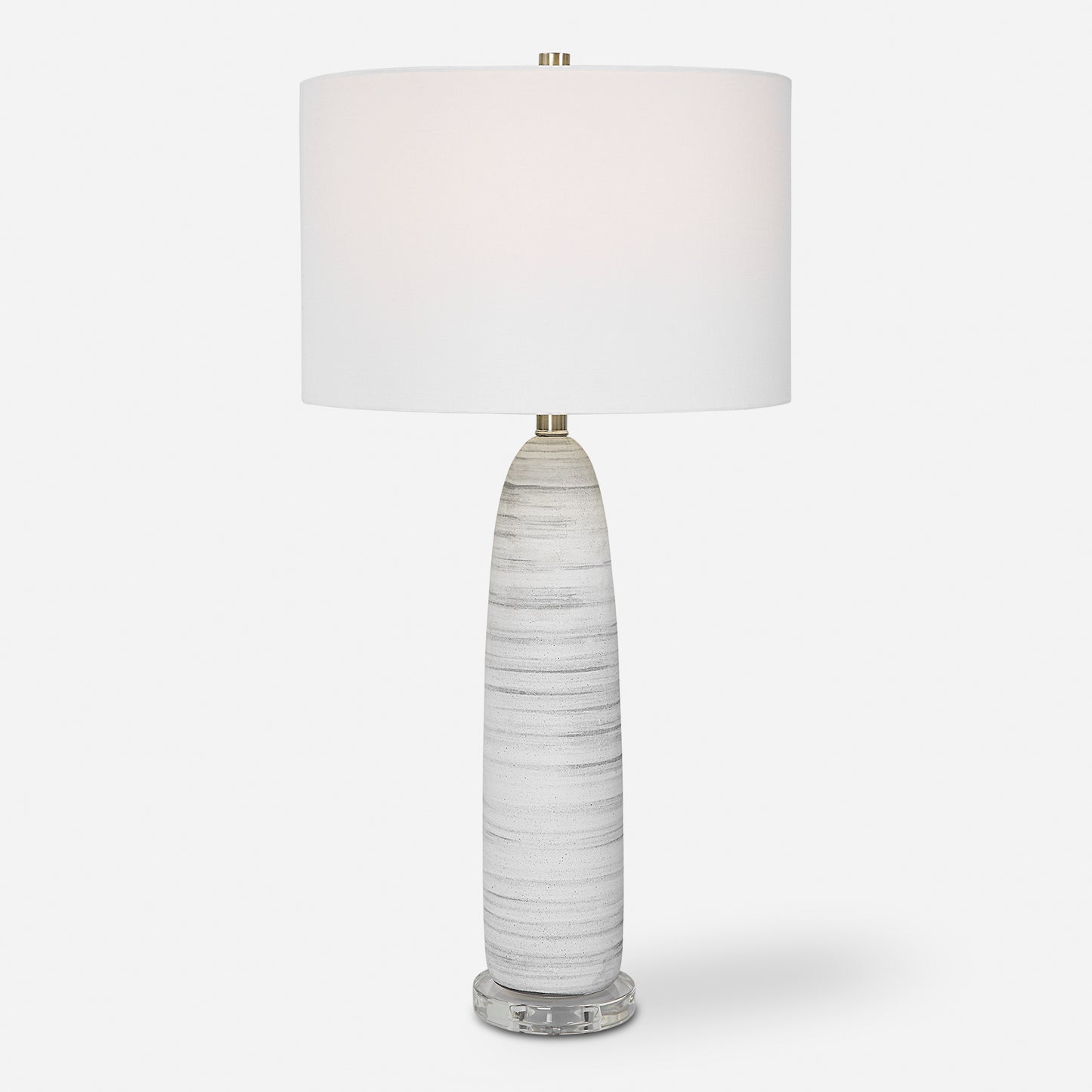 Uttermost Levadia Matte White Table Lamp 30004-1