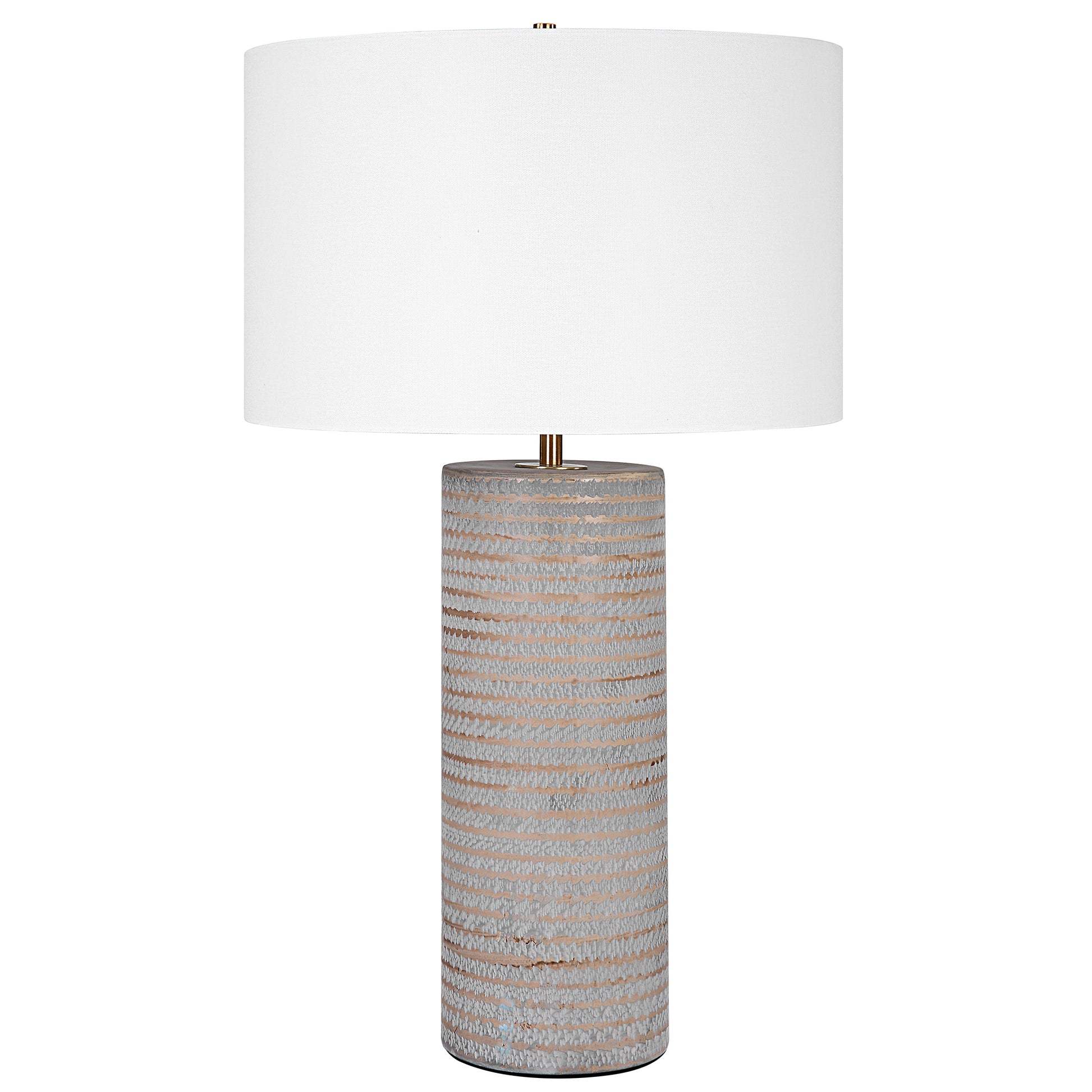 Uttermost Monolith Gray Table Lamp 29994