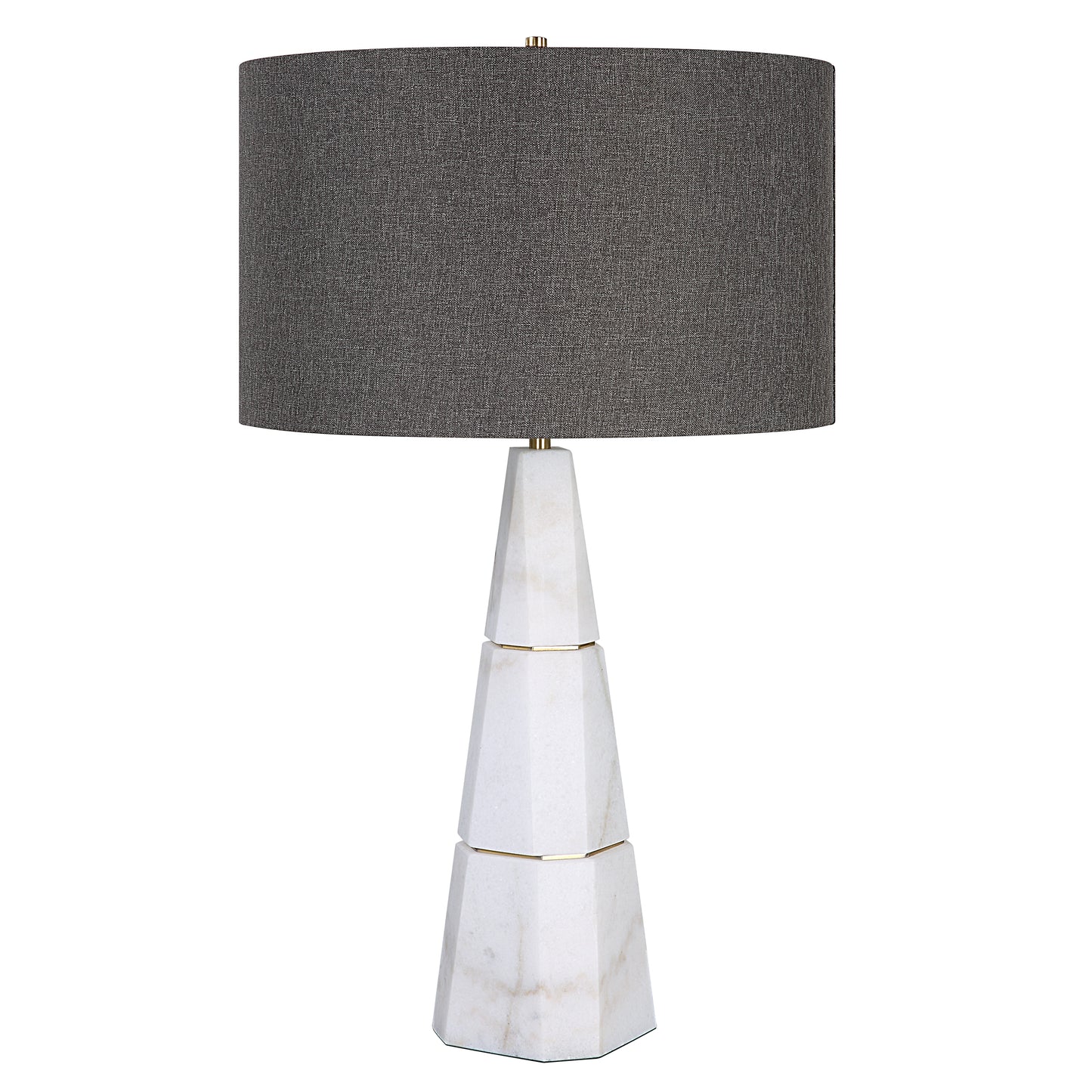 Uttermost Citadel White Marble Table Lamp 29997