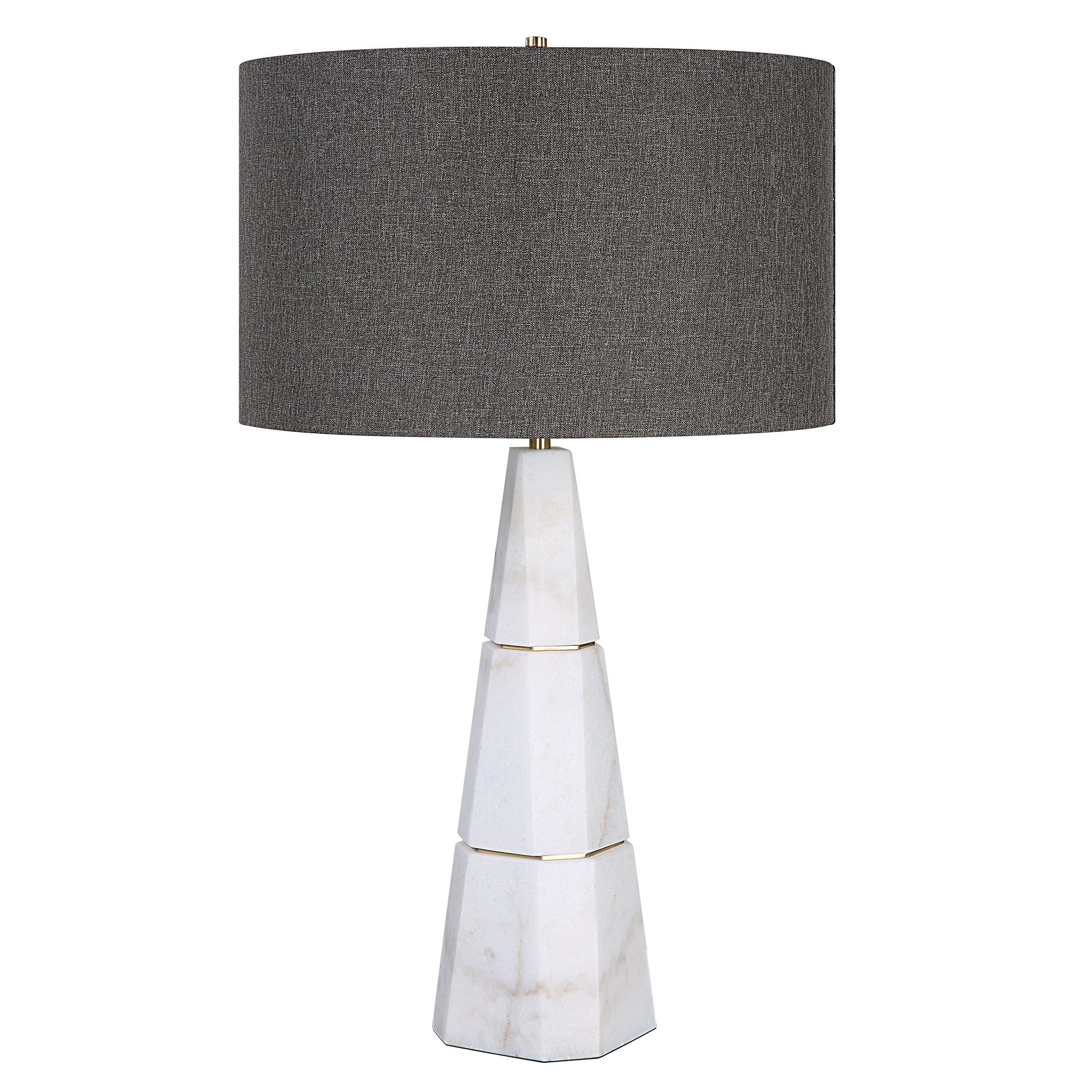 Uttermost Citadel White Marble Table Lamp 29997