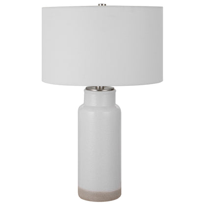 Uttermost Albany White Farmhouse Table Lamp 30038