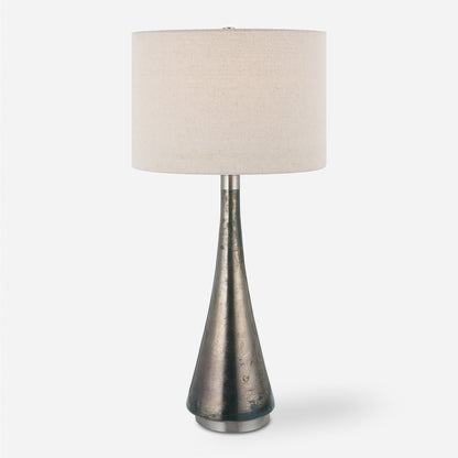 Uttermost Contour Metallic Glass Table Lamp 30039