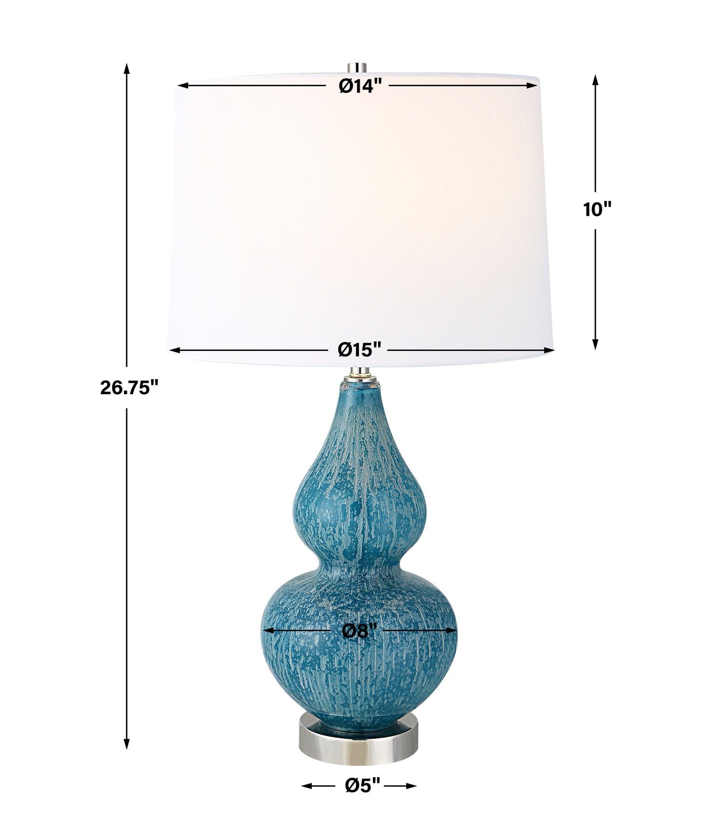 Uttermost Avalon Blue Table Lamp 30052-1