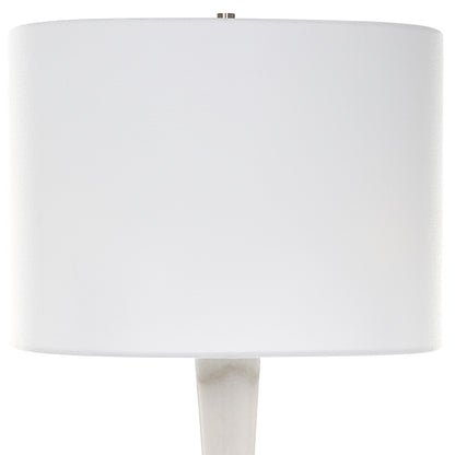 Uttermost Hourglass White Table Lamp 30064