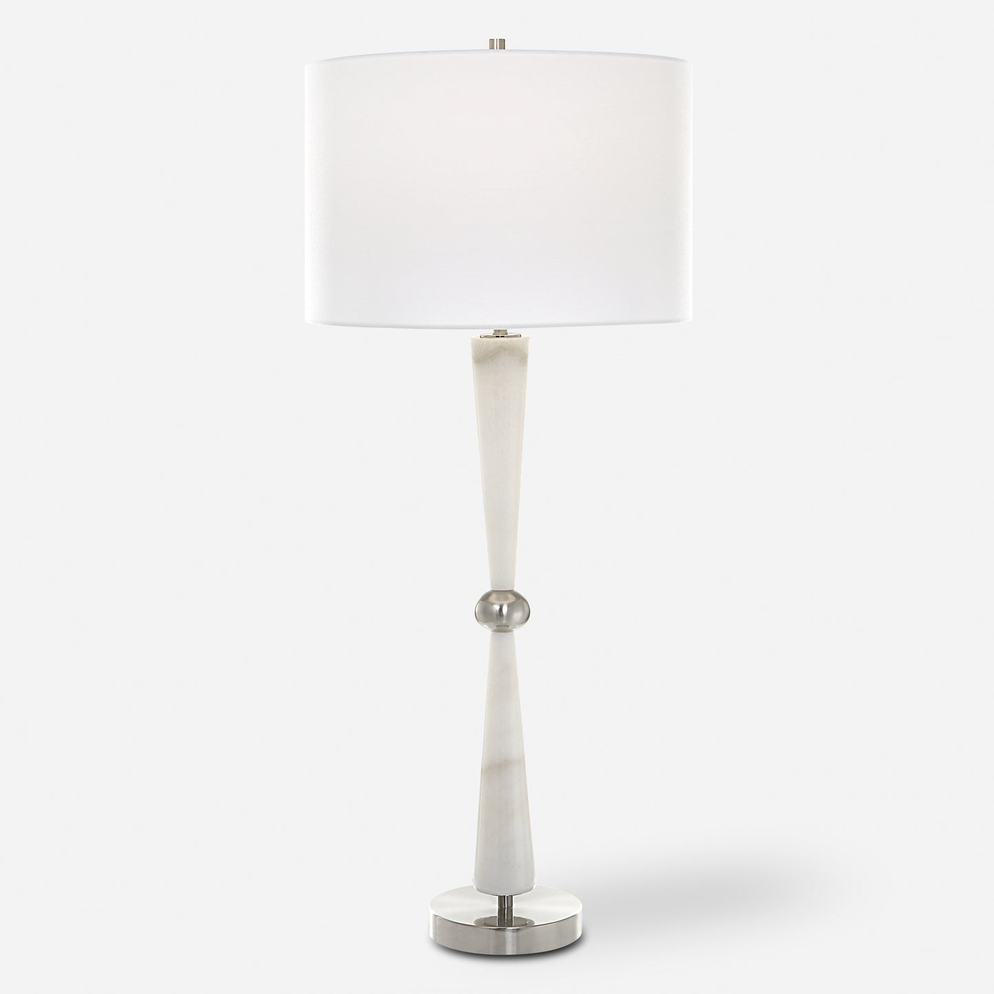 Uttermost Hourglass White Table Lamp 30064