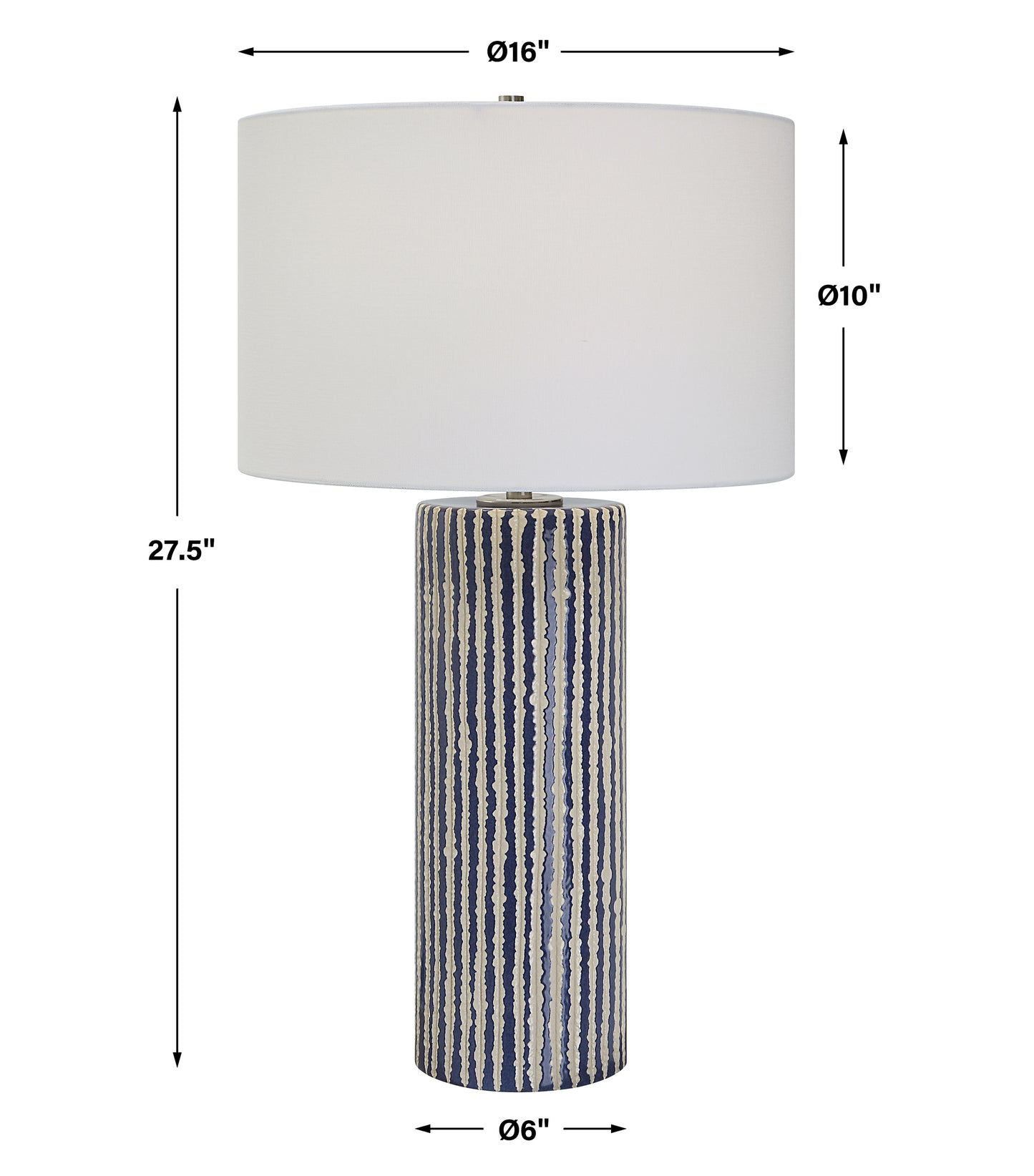 Uttermost Havana Blue Table Lamp 30067