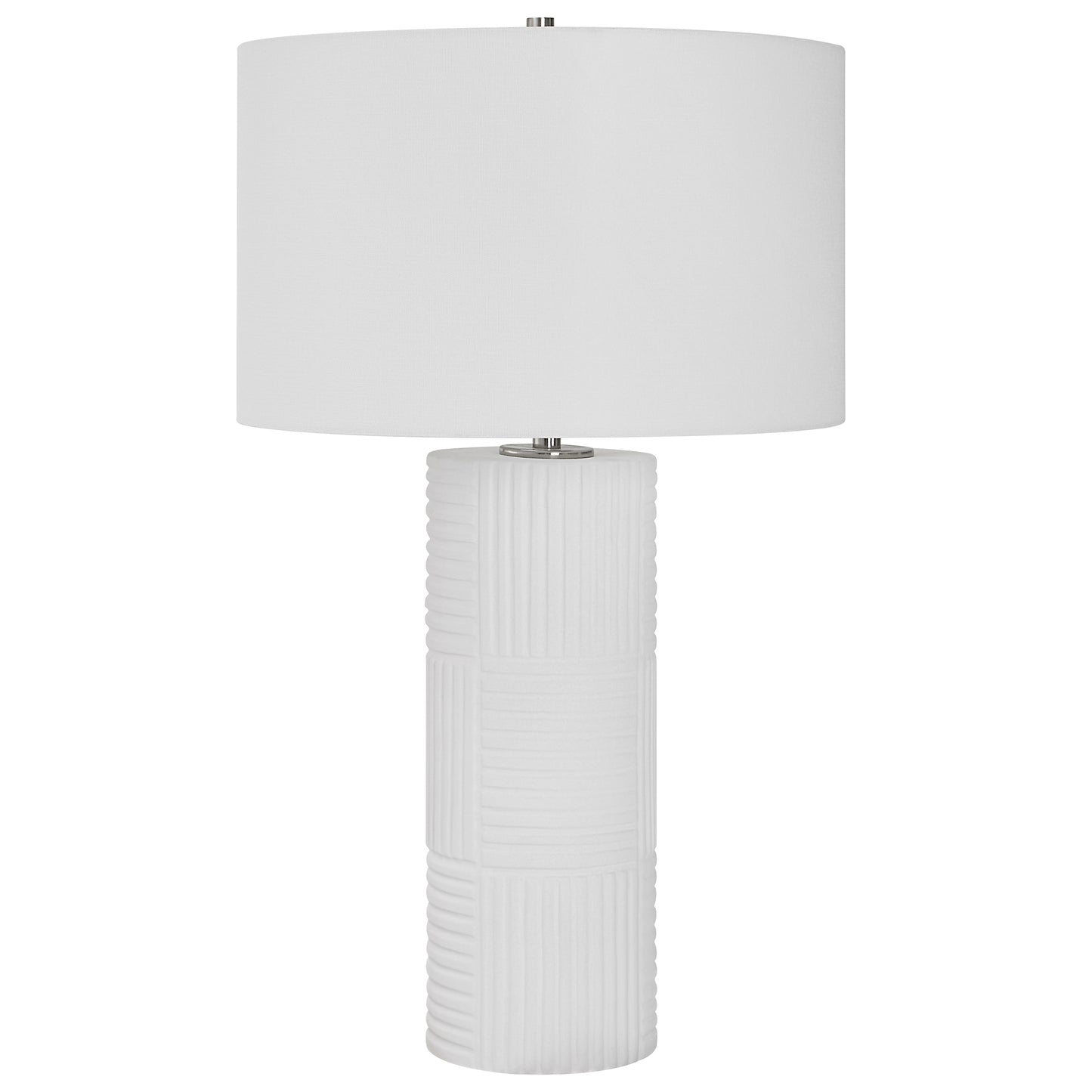 Uttermost Patchwork White Table Lamp 30068