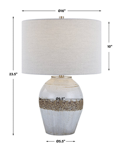 Uttermost Poul Crackled Table Lamp 30053-1