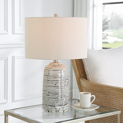 Uttermost Cyclone Ivory Table Lamp 30069-1