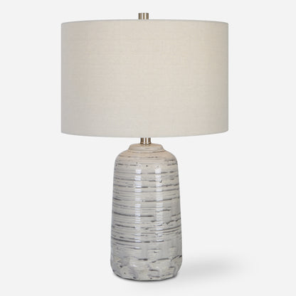 Uttermost Cyclone Ivory Table Lamp 30069-1