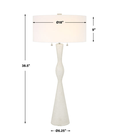 Uttermost Sharma Ivory Stone Table Lamp 30134