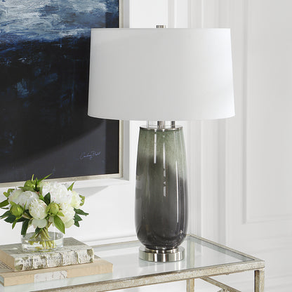 Uttermost Campa Gray-Blue Table Lamp 30143