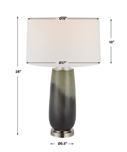 Uttermost Campa Gray-Blue Table Lamp 30143