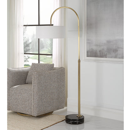 Uttermost Huxford Brass Arch Floor Lamp 30136-1