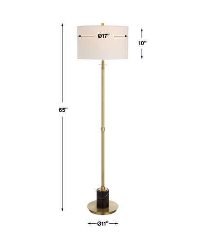 Uttermost Guard Brass Floor Lamp 30137-1