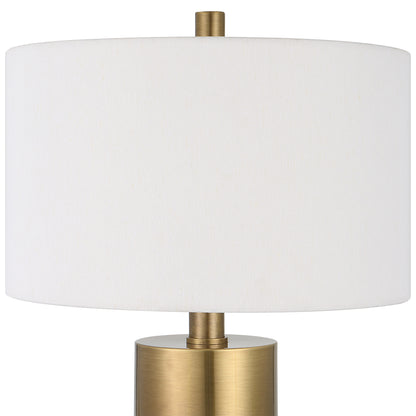 Uttermost Adelia Ivory & Brass Table Lamp 30124-1