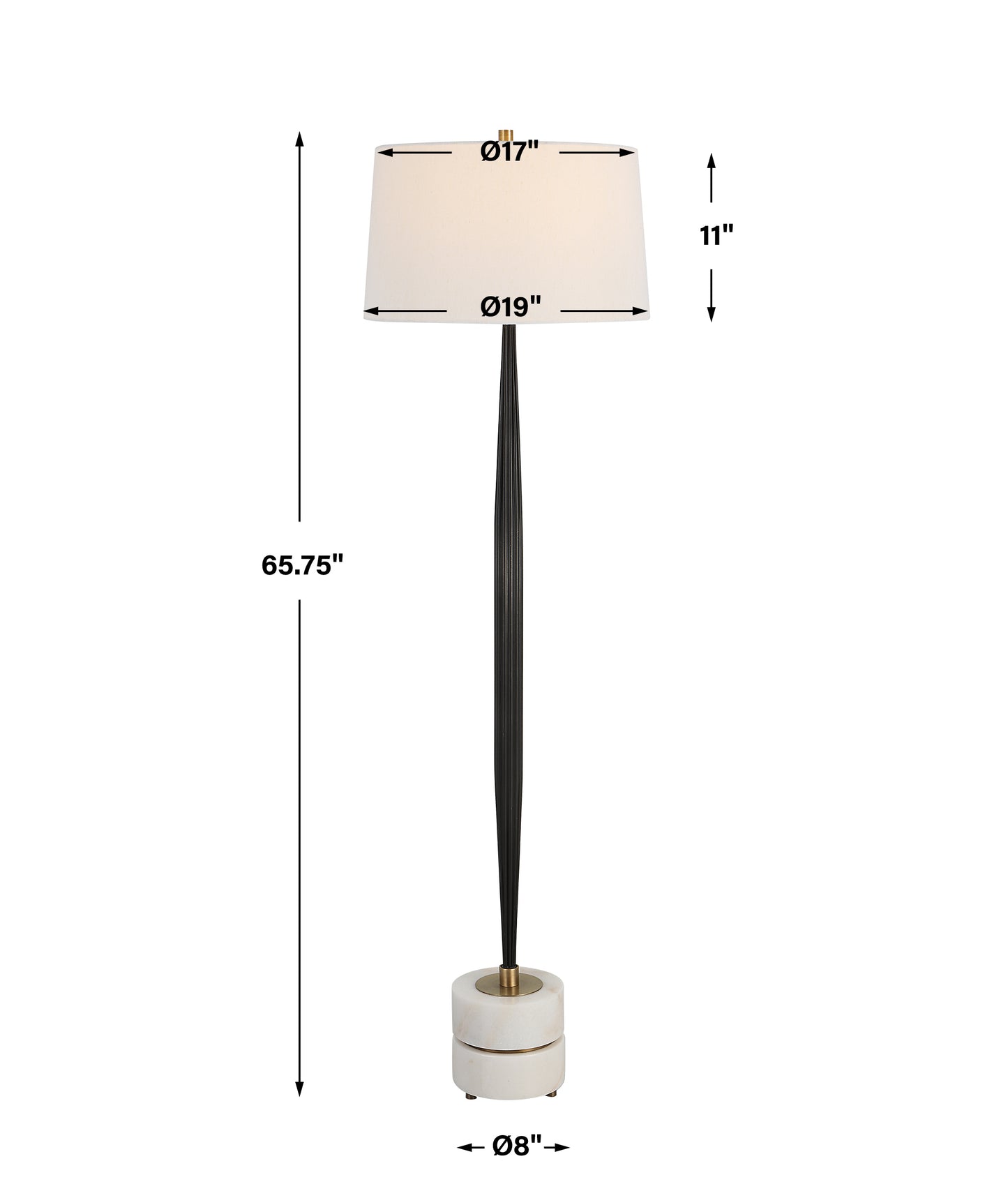 Uttermost Miraz Iron Floor Lamp 30123