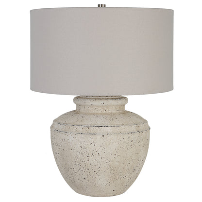 Uttermost Artifact Aged Stone Table Lamp 30162-1