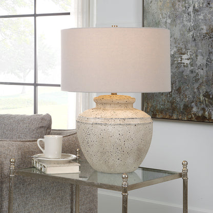 Uttermost Artifact Aged Stone Table Lamp 30162-1