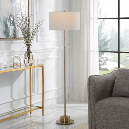 Uttermost Prominence Brass Floor Lamp 30152-1