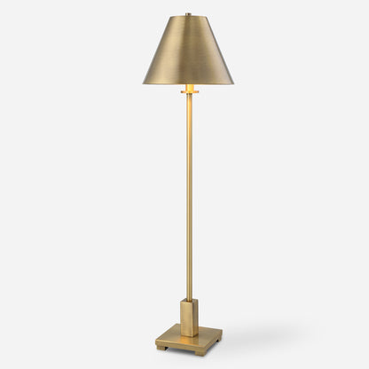 Uttermost Pilot Brass Buffet Lamp 30154-1