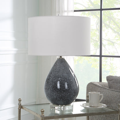 Uttermost Nebula Speckled Glaze Table Lamp 30149-1