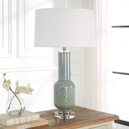 Uttermost Imperia Aqua Gray Table Lamp 30172