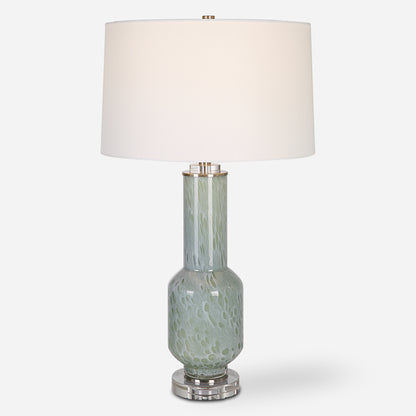 Uttermost Imperia Aqua Gray Table Lamp 30172