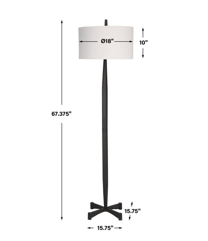 Uttermost Counteract Rust Metal Floor Lamp 30158