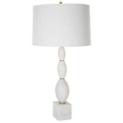 Uttermost Regalia White Marble Table Lamp 30197