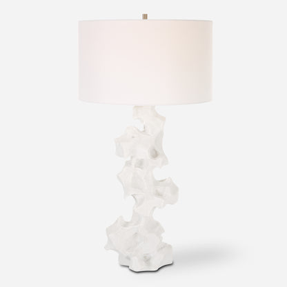 Uttermost Remnant White Marble Table Lamp 30198