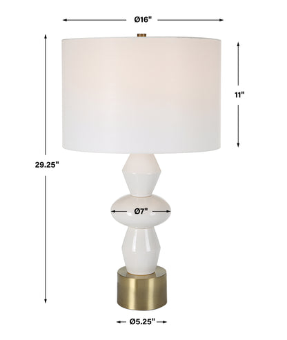 Uttermost Architect White Table Lamp 30185-1