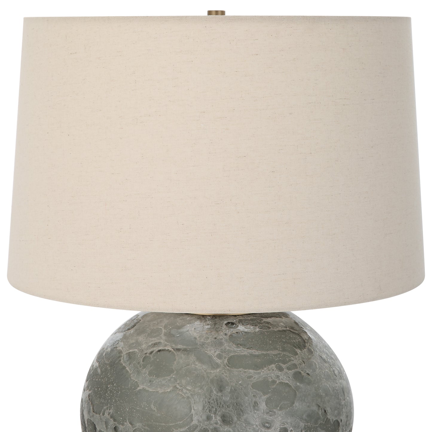 Uttermost Lunia Gray Glass Table Lamp 30200-1