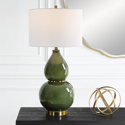 Uttermost Gourd Green Table Lamp 30203-1