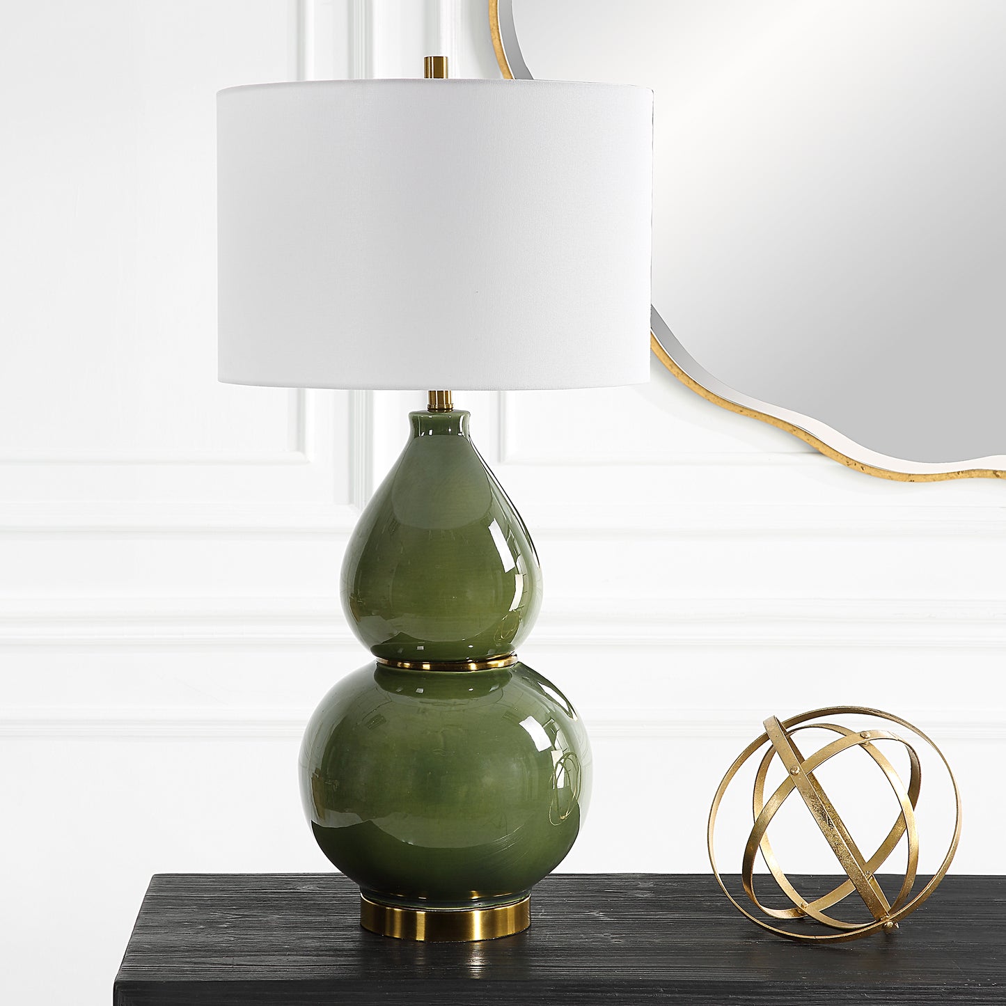 Uttermost Gourd Green Table Lamp 30203-1