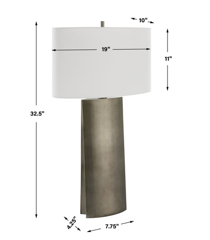 Uttermost V-Groove Modern Table Lamp 30204