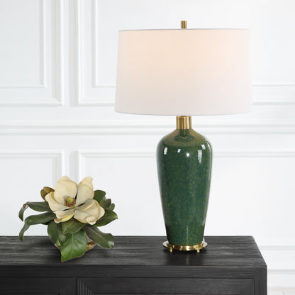 Uttermost Verdell Green Table Lamp 30226