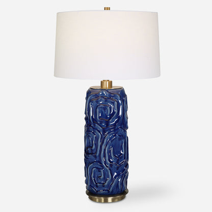 Uttermost Zade Blue Table Lamp 30221-1