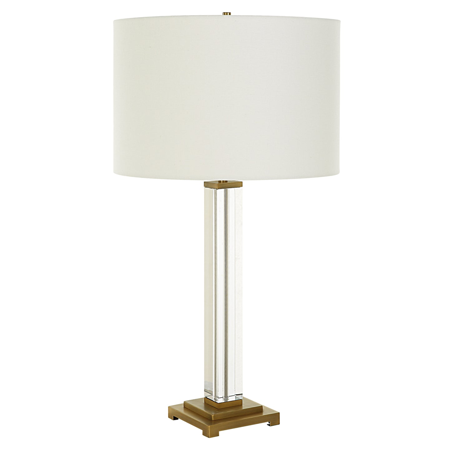 Uttermost Crystal Column Table Lamp 30237