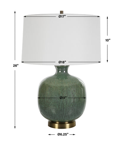 Uttermost Nataly Aged Green Table Lamp 30238-1