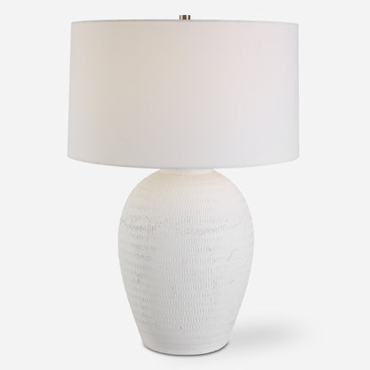 Uttermost Reyna Chalk White Table Lamp 30236-1