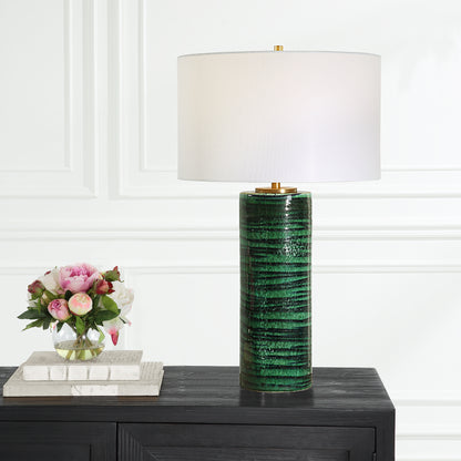 Uttermost Galeno Emerald Green Table Lamp 30242