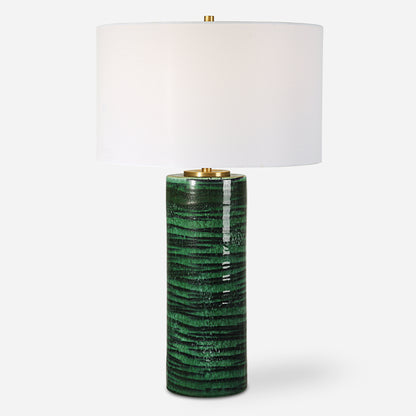 Uttermost Galeno Emerald Green Table Lamp 30242