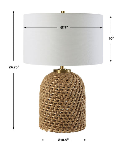 Uttermost Kendari Rope & Rattan Table Lamp 30243