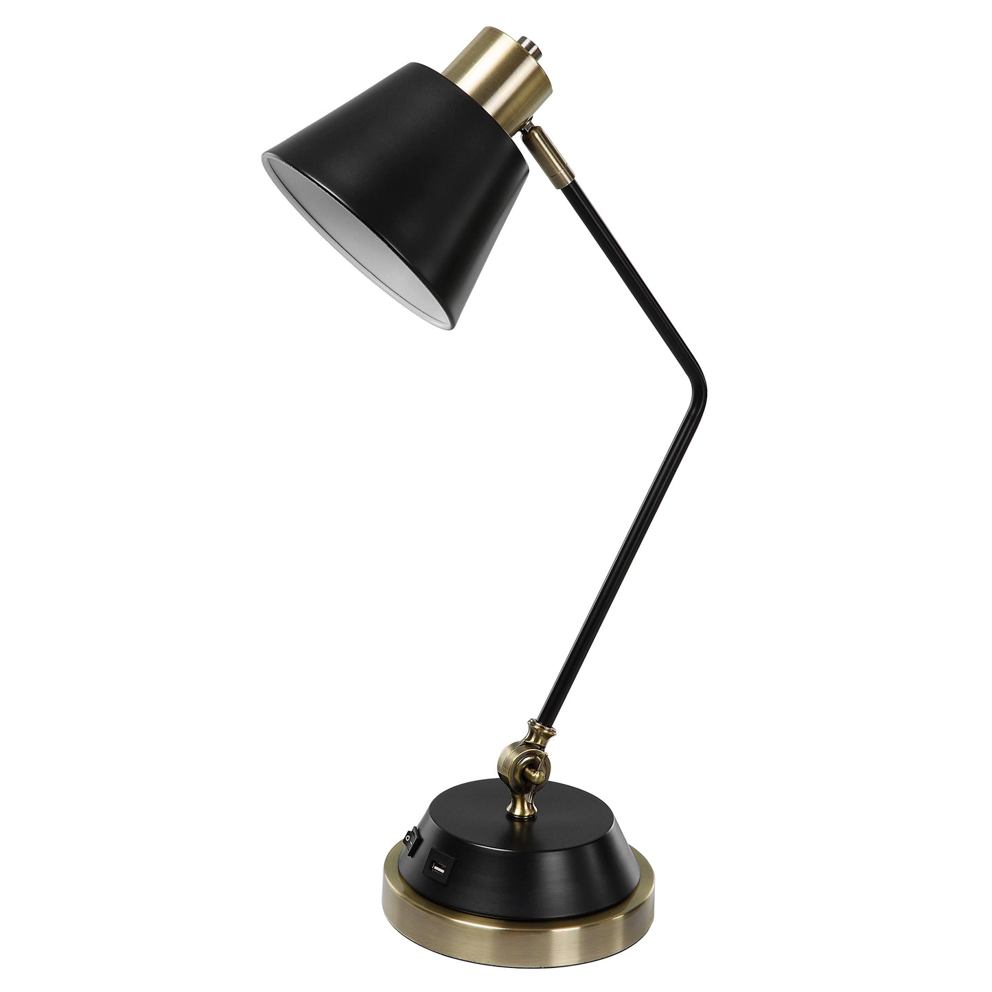 Lily Lifestyle Antique Brass And Black Finish