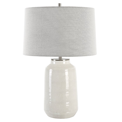 Uttermost Odawa White Farmhouse Table Lamp 30248-1