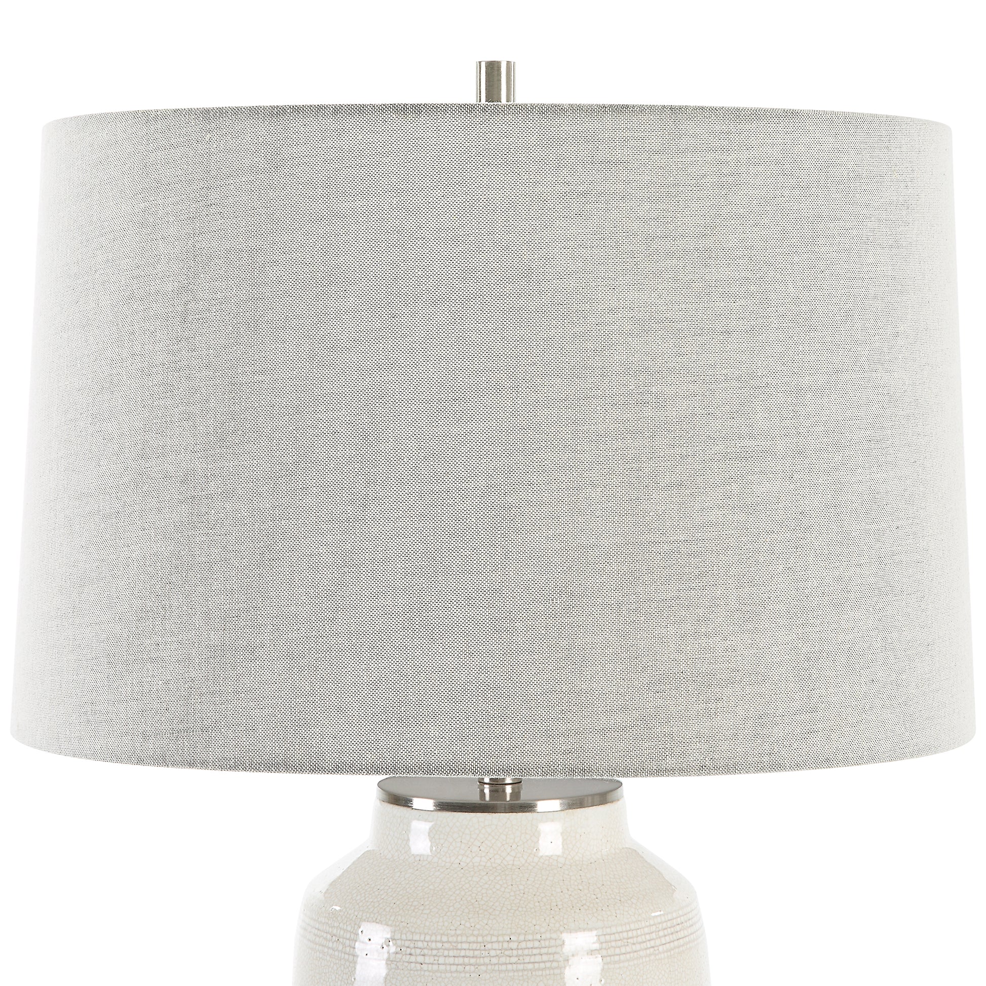 Uttermost Odawa White Farmhouse Table Lamp 30248-1