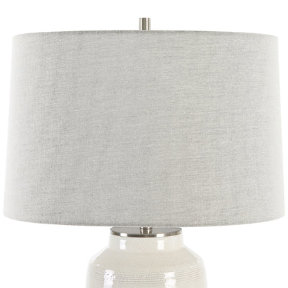 Uttermost Odawa White Farmhouse Table Lamp 30248-1