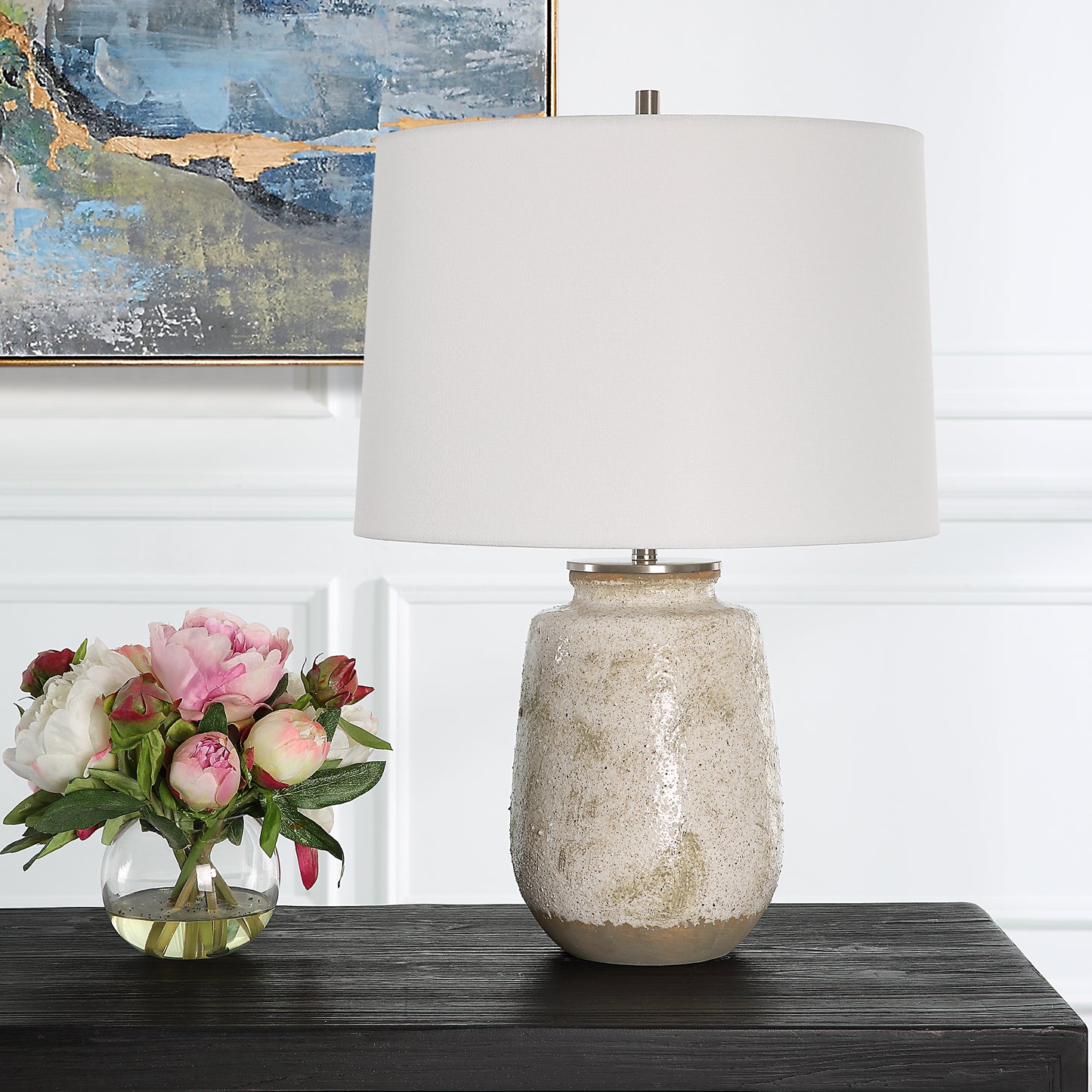 Uttermost Medan Taupe & Gray Table Lamp 30251-1